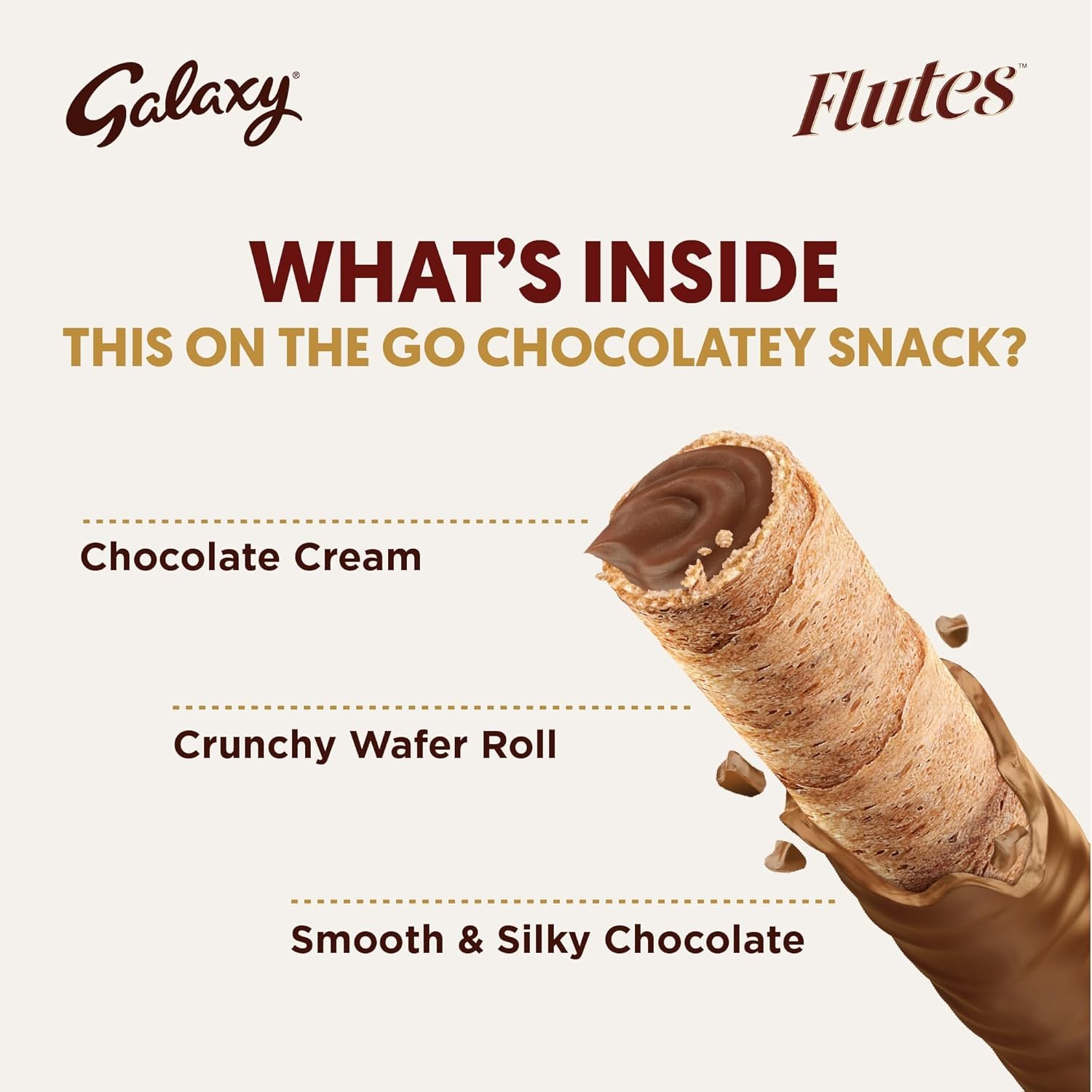 Galaxy Flutes Chocolate, Pack of 12, 22.5g, 2 Fingers 4 One Dollar Egypt Galaxy Flutes Chocolate, Pack of 12, 22.5g, 2 Fingers - Image 4