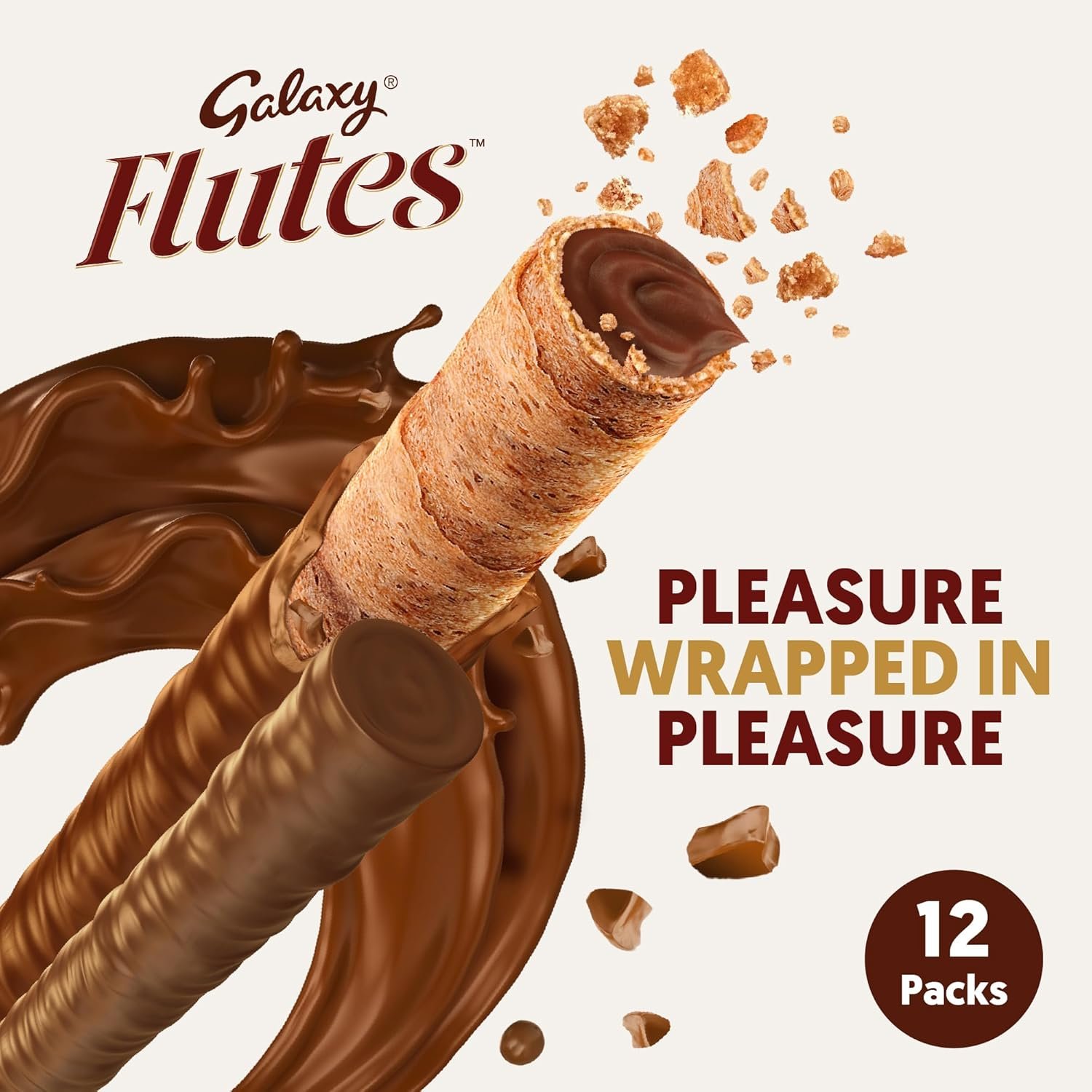 Galaxy Flutes Chocolate, Pack of 12, 22.5g, 2 Fingers 3 One Dollar Egypt Galaxy Flutes Chocolate, Pack of 12, 22.5g, 2 Fingers - Image 3