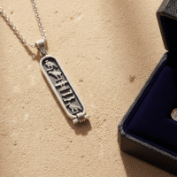 one dollar egypt store Personalized Egyptian Cartouche Necklace
